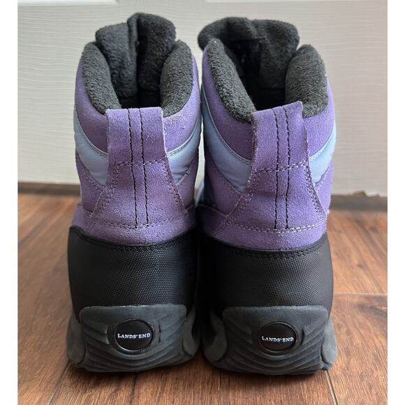 LANDS END Extreme Squall Fleece Lined Winter Hiking Snow Boots - Picture 4 of 8